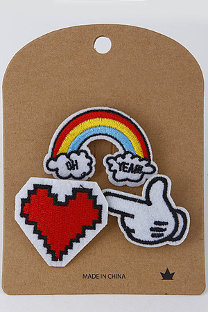 Daily Trendy Oh YEAH Patch And Pin Set 6HBH10